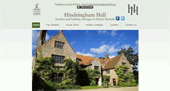 Desktop Screenshot of hindringhamhall.org