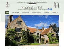 Tablet Screenshot of hindringhamhall.org